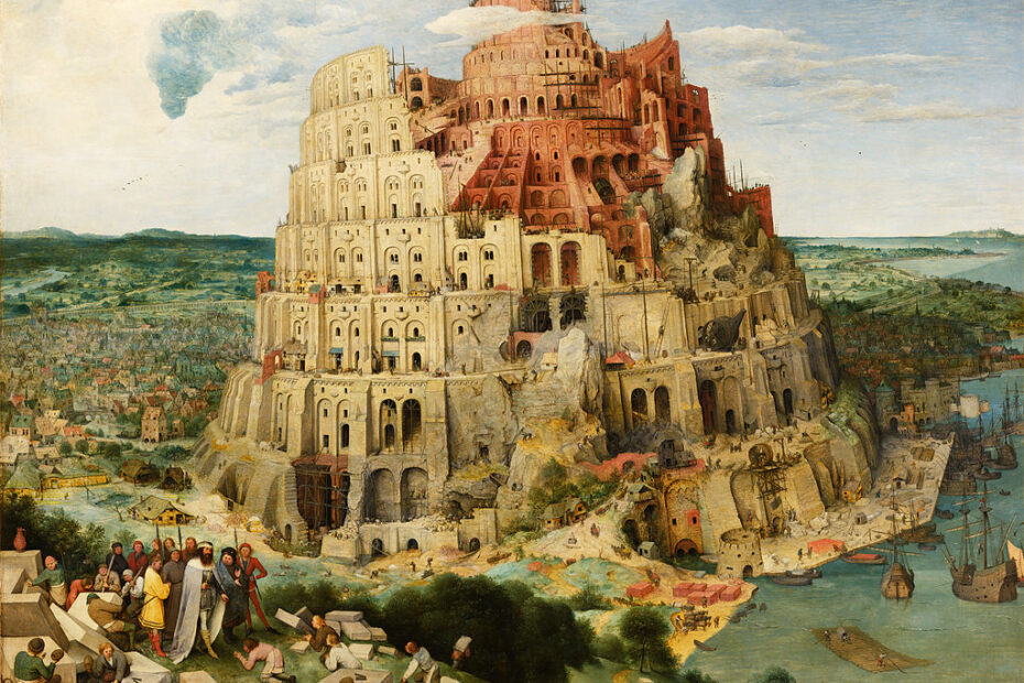 Pieter Bruegel the Elder, The (Great) Tower of Babel (c. 1563), oil on wood panel